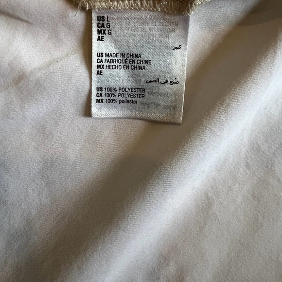 NWT AND NOW THIS Satin Cowlneck Camisole Creme Size Large - Picture 8 of 9